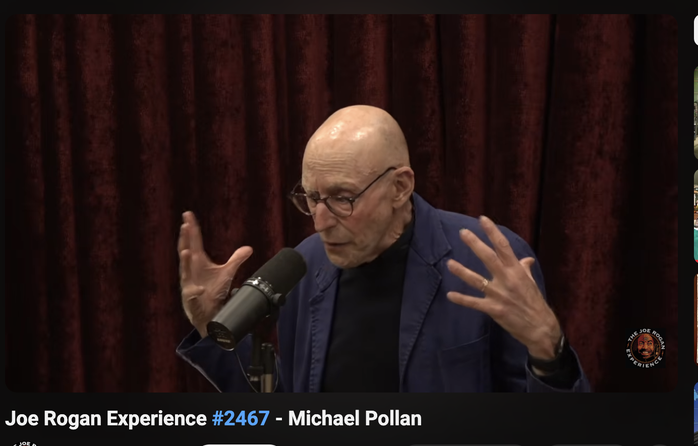 Joe Rogan Experience #2467 – Michael Pollan